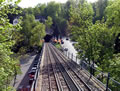 21.04.2007 - Hier auch schn das Dreileiter-Schienensystem zu sehen (1000 mm Spurweite). Ob Mrklin sich das hier abgeschaut hat? ;-)))