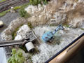 27.04.2008 - Dank Faller konnte dieser Bagger einige Bewegungen auf Knopfdruck im Steinbruch vollfhren.
